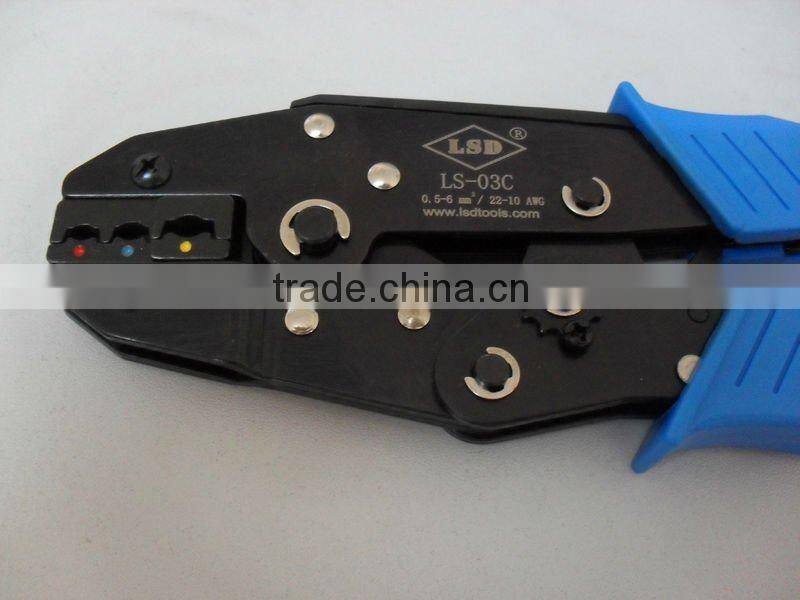 Best design hand crimping tool type ratchet combination pliers LS-03C