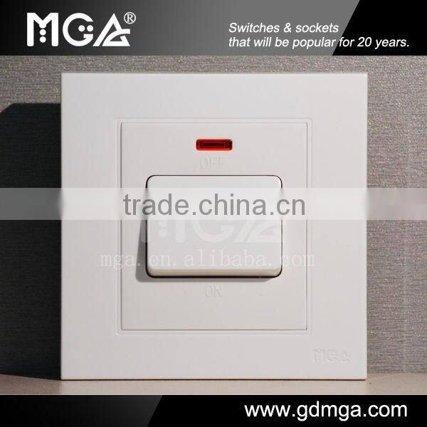 MGA Q7 series 45A Double Pole electric switch &water heater flow switch&switch power supply