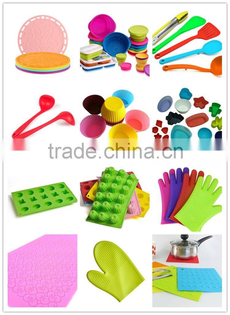 Eco-friendly silicone food plate mat one piece silicone baby placemat