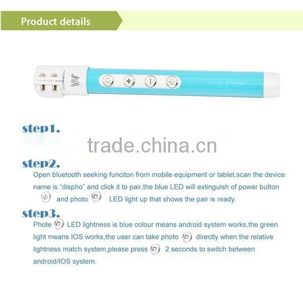 Zoom Function Adjustble Monopod Carbon Fiber Telescopic rod, Flexible monopod, for Android phone CL-64-1