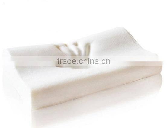 Natural memory foam filled bamboo fiber pillow