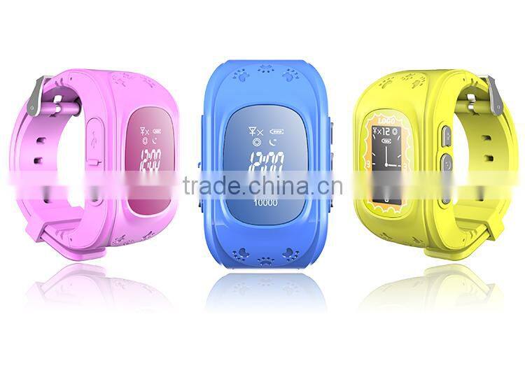calling dual way communication gps SOS watch for kids B
