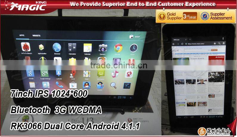 New come out pipo u3 3g tablet dual core with phone function
