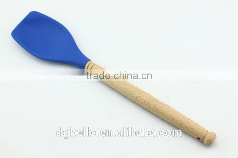 FDA Approved Silicone and Beech Wood Material Kitchen Tools Set for Sale