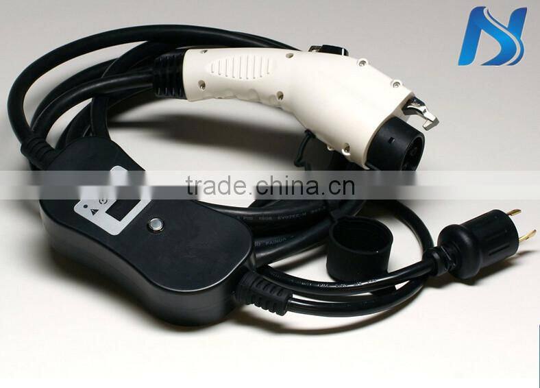 new products 2016 J1772 power connector with charger/ ac outlet for car