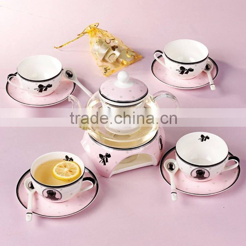 Good Quality Creative Customized Fancy Bone China Ceramics Tea Set