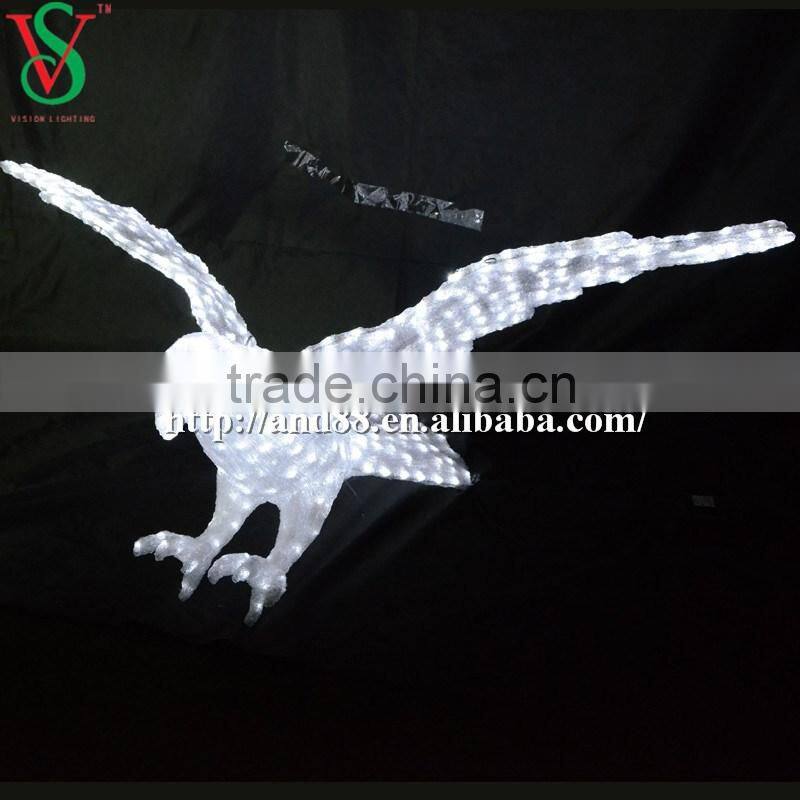 Christmas Eagle Sculpture Lights