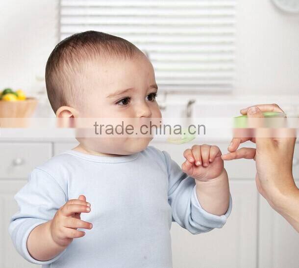 BPA Free Soft Feeding Supplies Silicone Baby Spoon