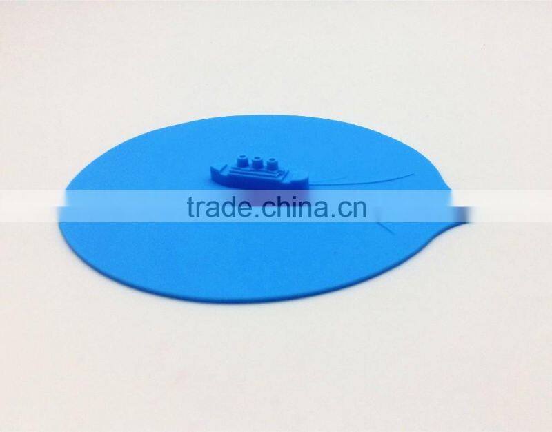 FDA food grade steam ship silicone pot cover lid for bowls, cups ,pans or containers set of 3