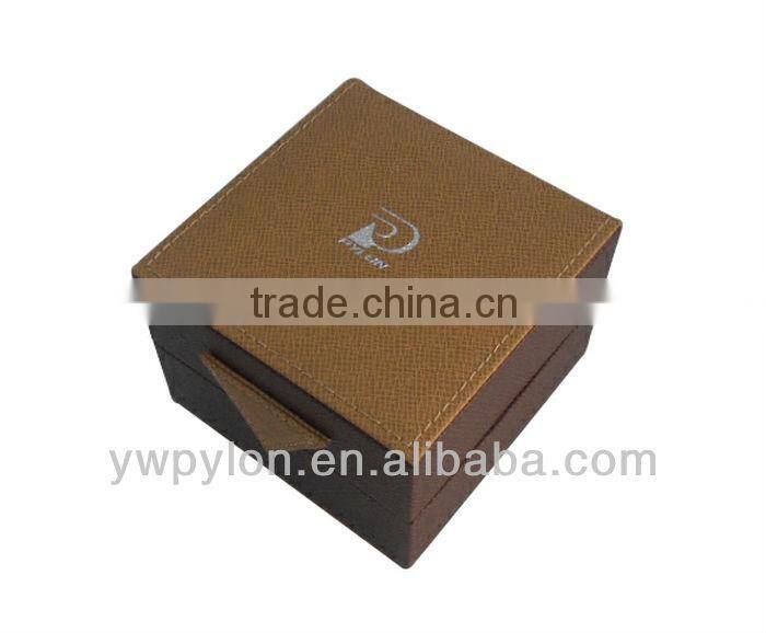 Faux leather jewelry box