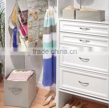 Collapsible storage organizer order box with 24 compartments