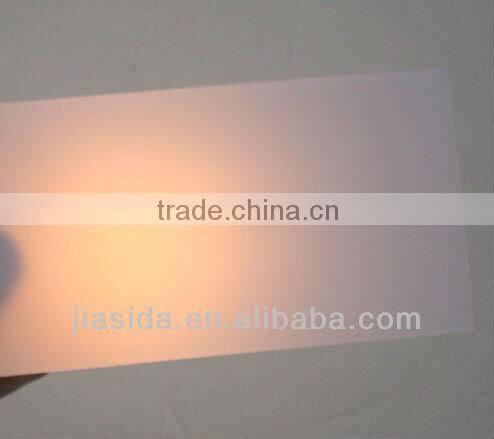 Polycarbonate light diffusion sheet with 10-year quality guarantee
