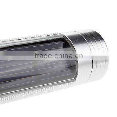 aluminum led solar power flashlight