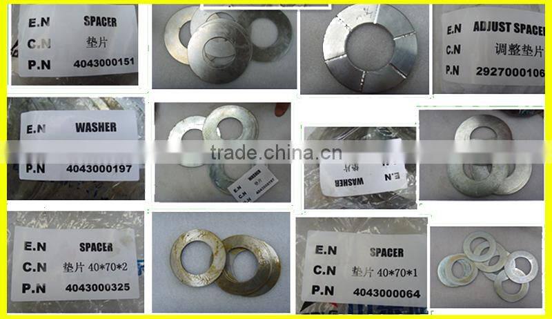 construction machines parts DISC brake pads for LW300K