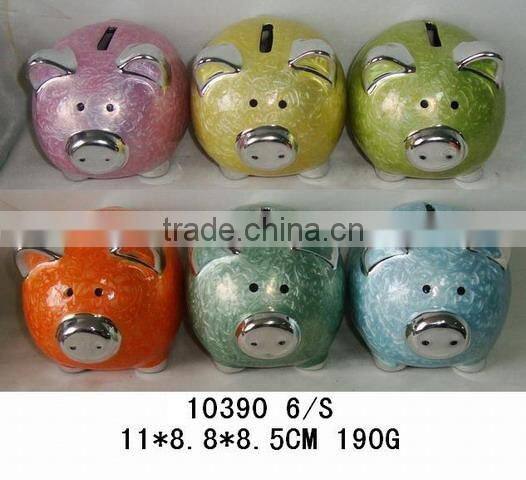 ceramic coin collector saving bank