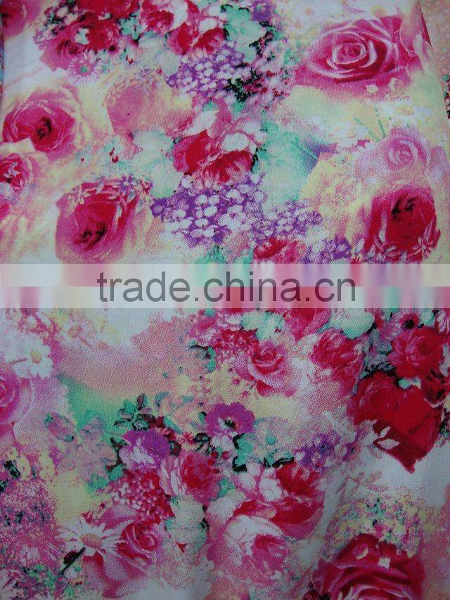 2014 Spring And Summer Digital Printing of Rayon Fabric