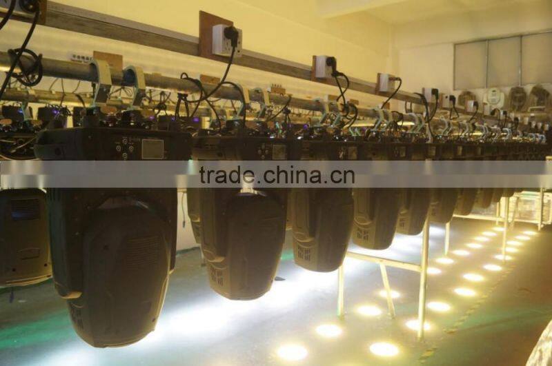 shooting with strong brightness 17r beam spot wash 3 in 1 350w moving head light