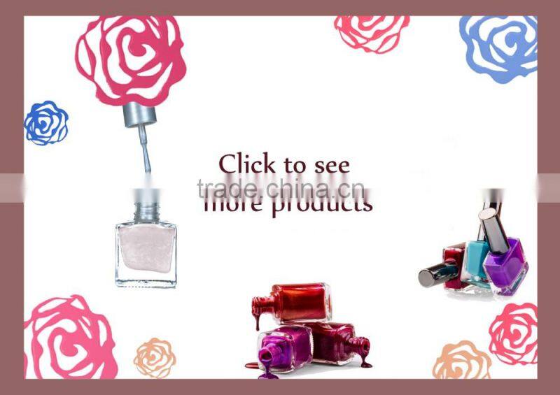 10ml wood plastic cap acrylic cylinder nail polish bottle