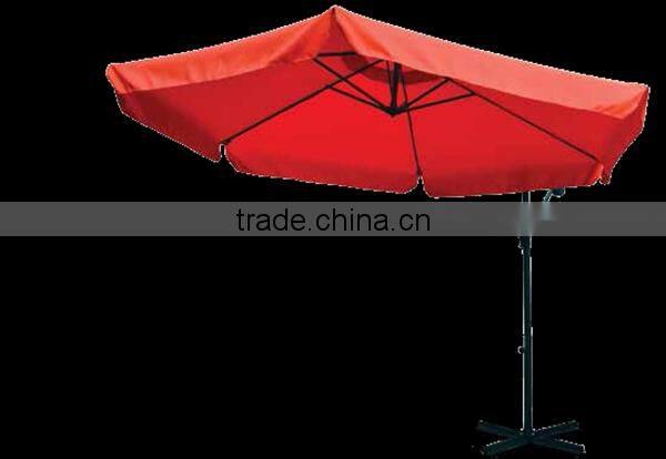 High shielding capacity red folding beach umbrella