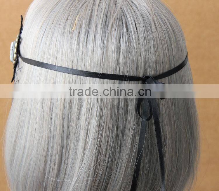 MYLOVE custom halloween mask sexy black net mask with snow flake MLMJ38