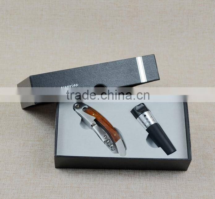 New arrival wine bottle opener with gift box for promotion
