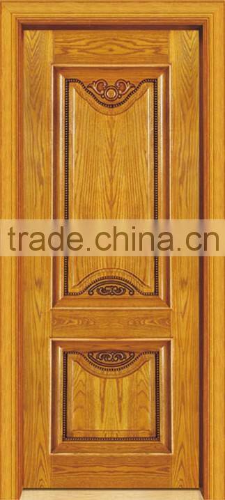 Finished Surface Finishing and Solid Wood Door Material design puja room door designs