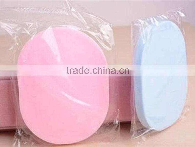 Customer private label design wash face puff for girl