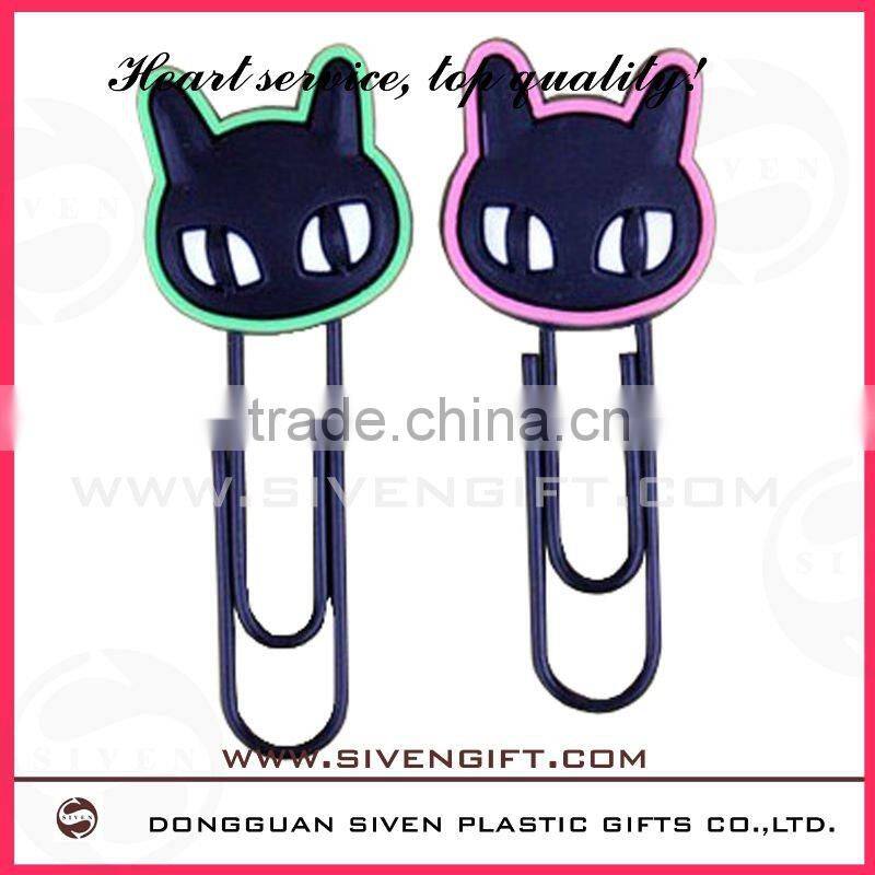 so cute baby pvc book mark for promotion business