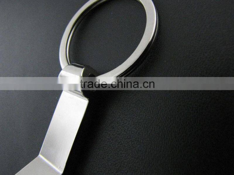 Wholesale popular cheap custom eco-friendly bulk silver bottle opener keychain