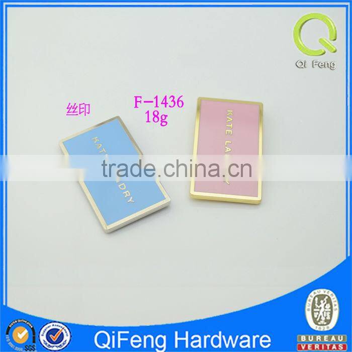 beautiful silk-screen metal tag F-1435-1436