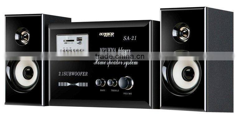 2.1CH multimedia audio SA-19 lcd tv mini dvd combo