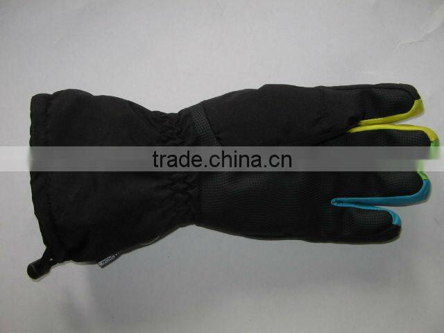 winter PU palm boys girls ski gloves