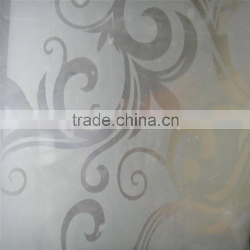 safety acid etched tempered glass price