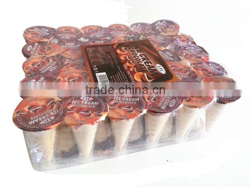 fast food hot chocolate fondue cup with mini biscuits