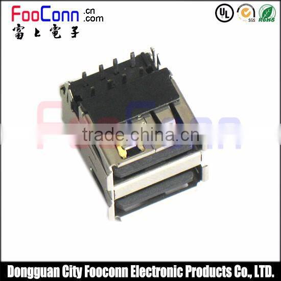 high quality double-deck usb 2.0 A Female connector