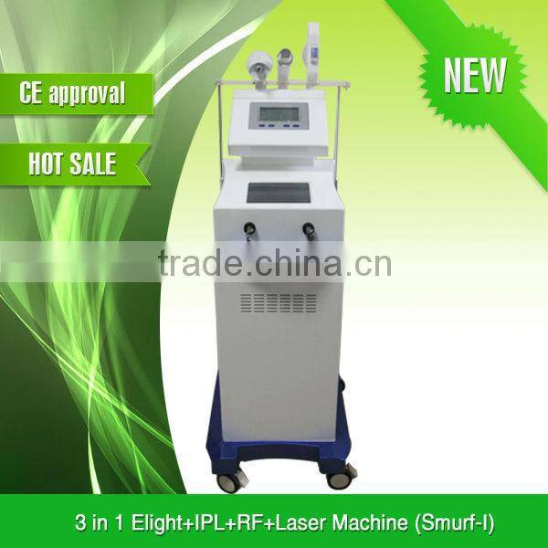 Most popular Multifunctional equipment united E-light+RF+Laser 3 technologys with best Service (FB-LJL-III)