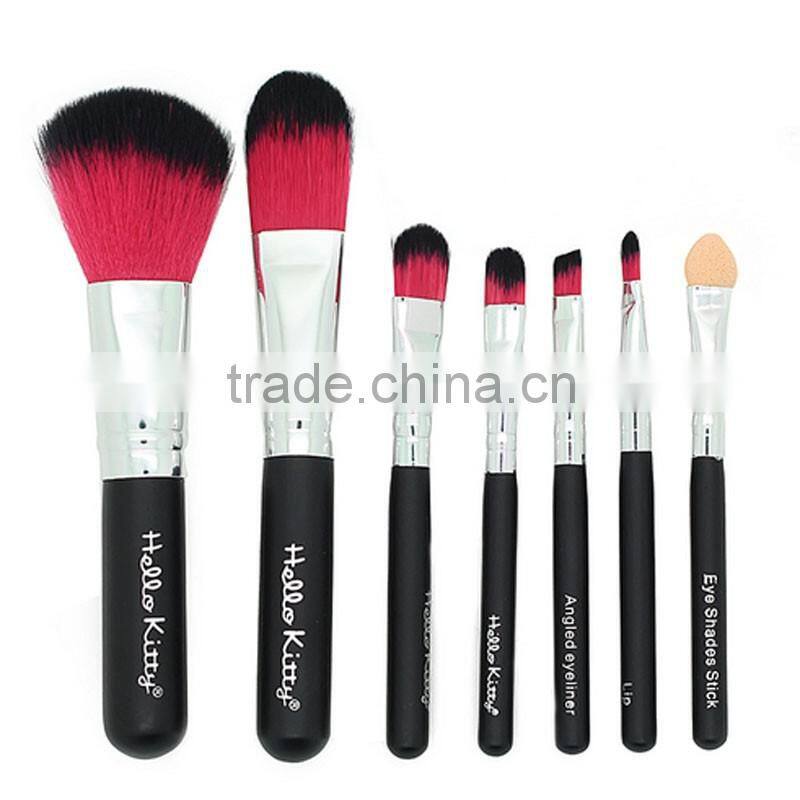 Makeup tools for travel brush set makeup with tin box 7pcs hello kitty makeup brush kit