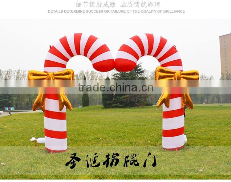 Decorative inflatable Christmas arches for Christmas decoration