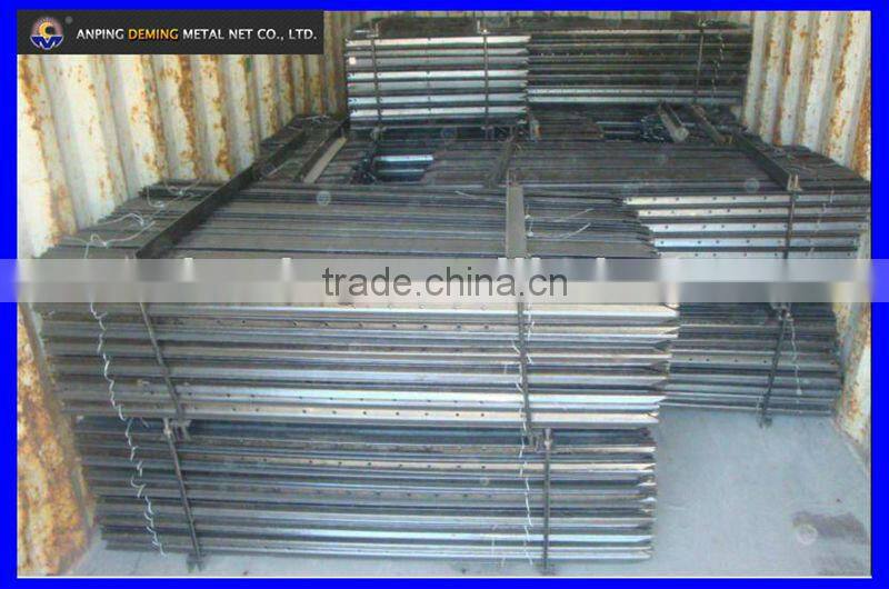 DM factory Hot-dipped Galvanized Y fence metal posts for farm
