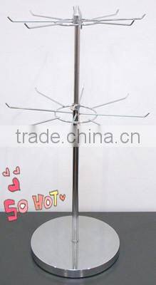 two tier 30 peg hook counter top jewelry display stand | jewelry stand display