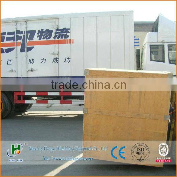 China carbon steel vibrating screen for kaolin powder