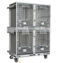 Laboratory animal cage for monkey