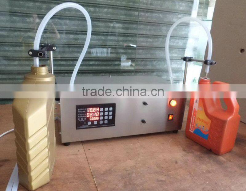 Stainles steel semi automatic electric Double nozzle engine oil filler shampoo filling machine Liquid Soap Filling Machine