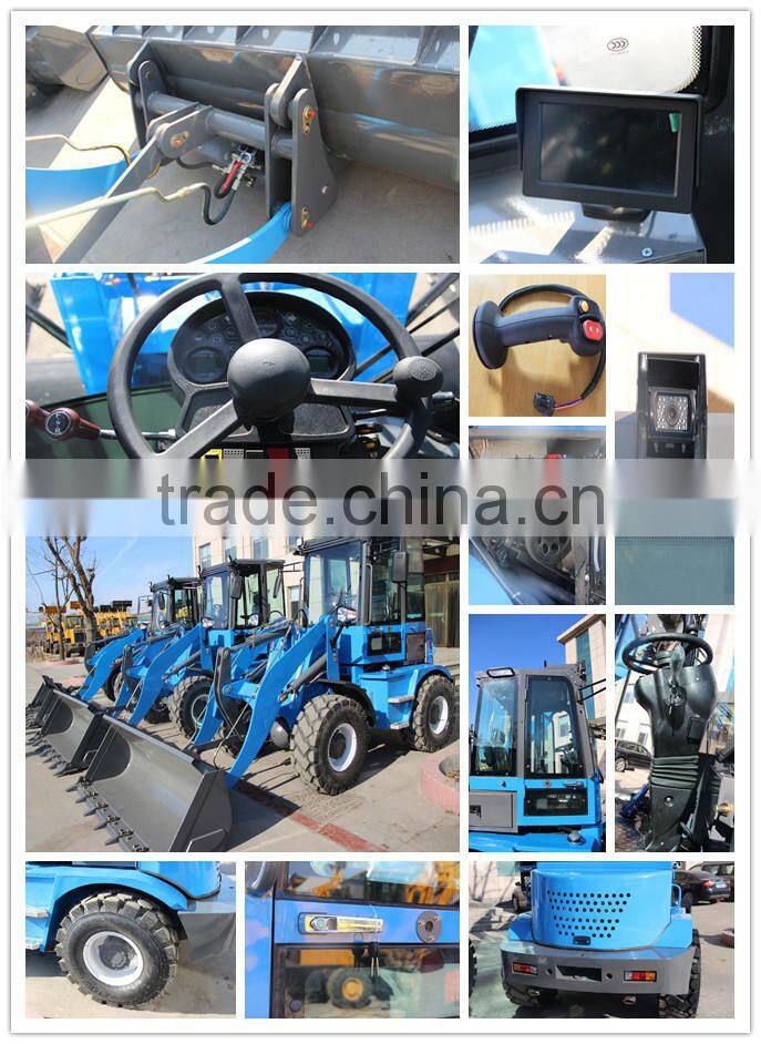 Qingzhou Twisan Brand farm tractor type loader ZLY916 with cab heater, snow shovel and Eurp III