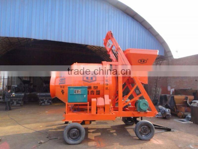 Popular sales advanced concrete mixer with lift and hopper in high quality and good price
