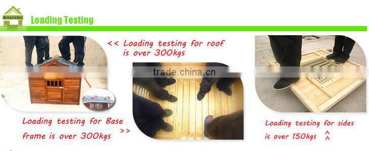 SDD0603 Flat Roof decorative Outdoor Wooden Pet House for Cats Dog