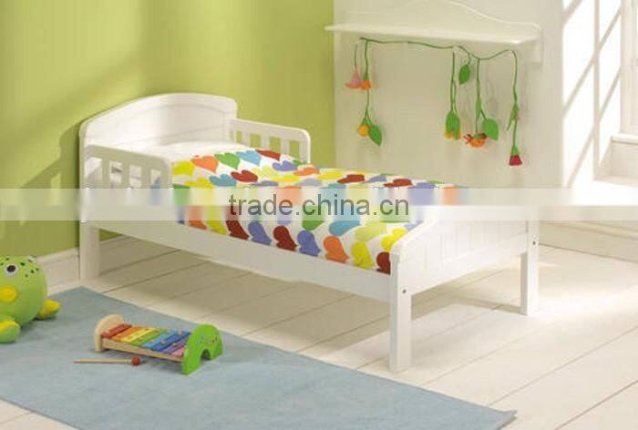 Classical Style Cheap Price Pine wood Nursery Baby Toddler Bed