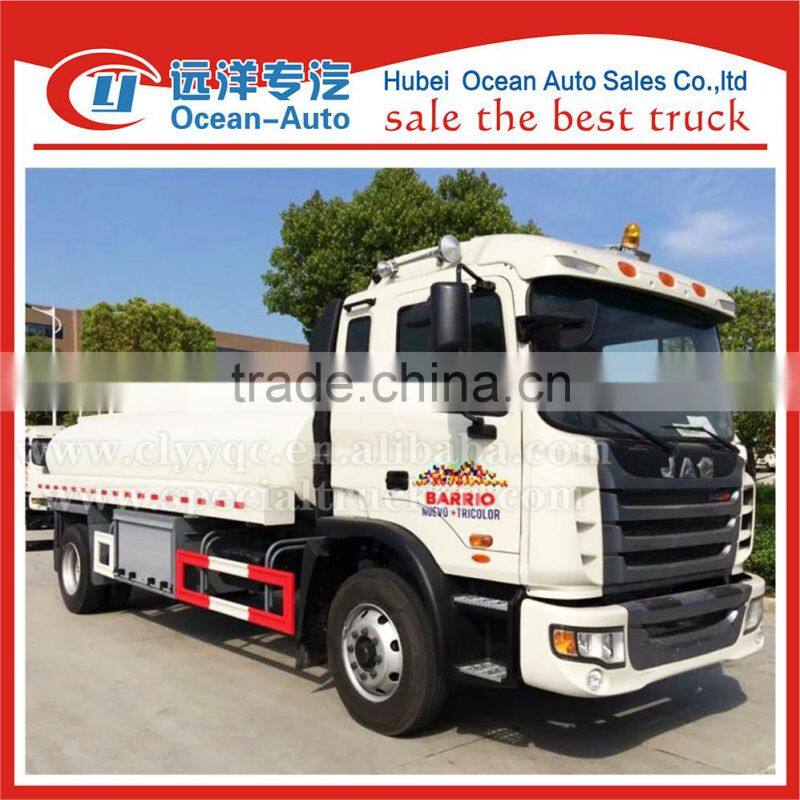 JAC 10cbm 10000 liters water transport tanker truck for sale