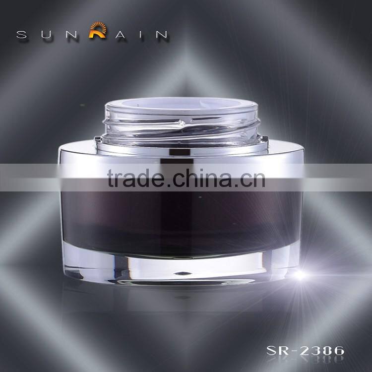 wholesale factory directly made PMMA plastic acrylic jar cosmetic SR-2386