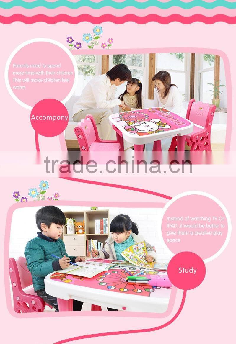 kids cartoon study table and chair kids study table chair